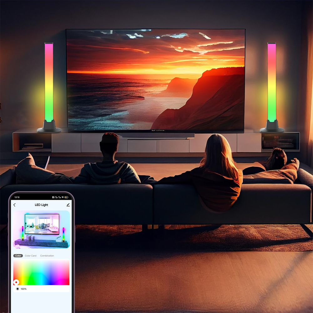 TV Backlight Tuya WIFI RGB LED - огляд і ціна Desk Setup With Tv