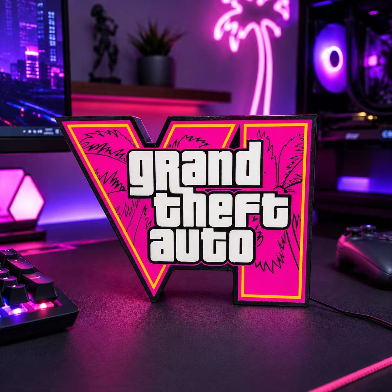 2026 New GTA 6 Horizon Ambient - огляд і ціна Desk Setup Lamp