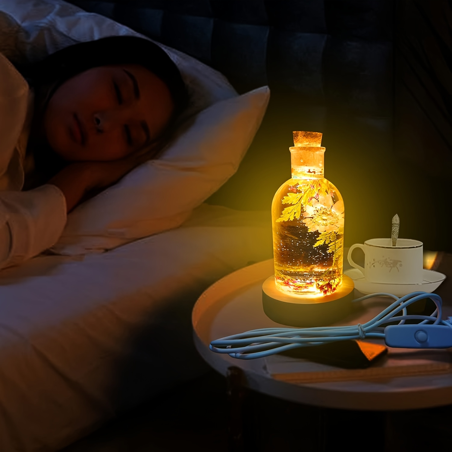 Drift Bottle Light Resin Mold  - огляд і ціна Desk Setup Lamp