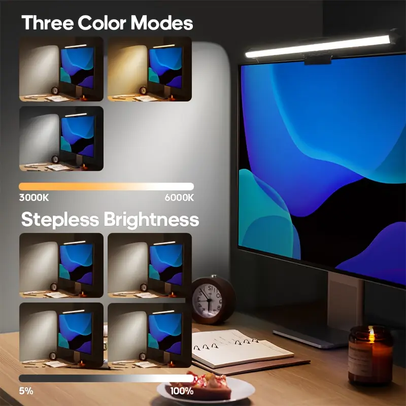 RGB Monitor Light Bar Strip Ey - огляд і ціна Desk Setup Lamp