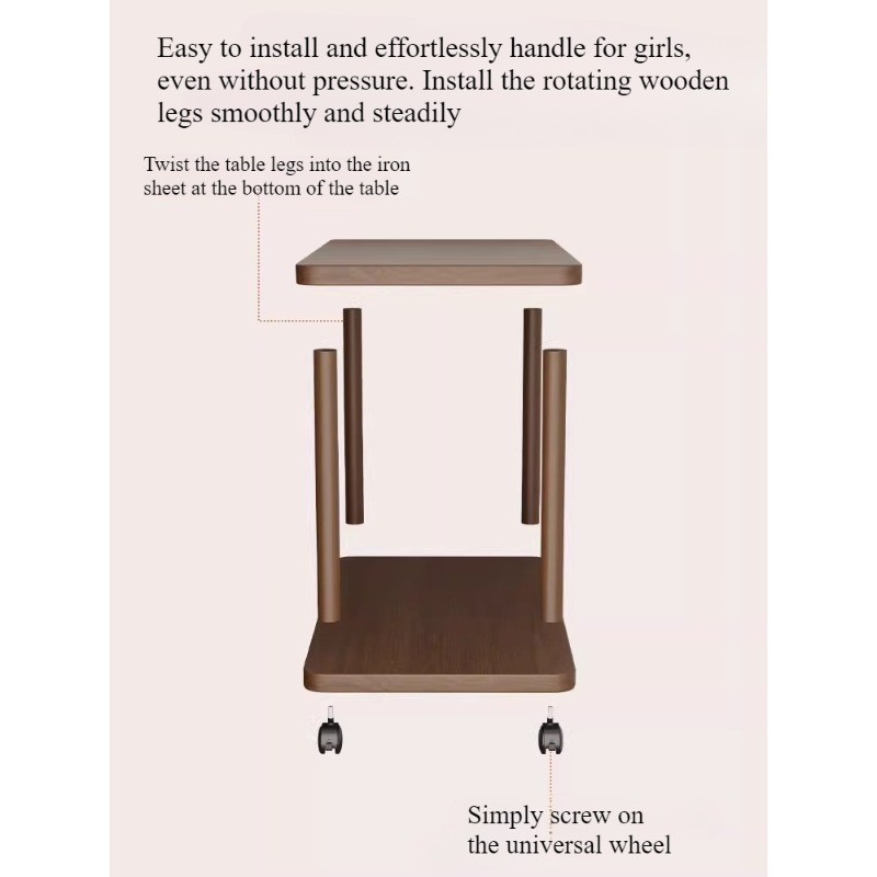 Small Table Household Removabl - огляд і ціна Desk Setup Minimalist