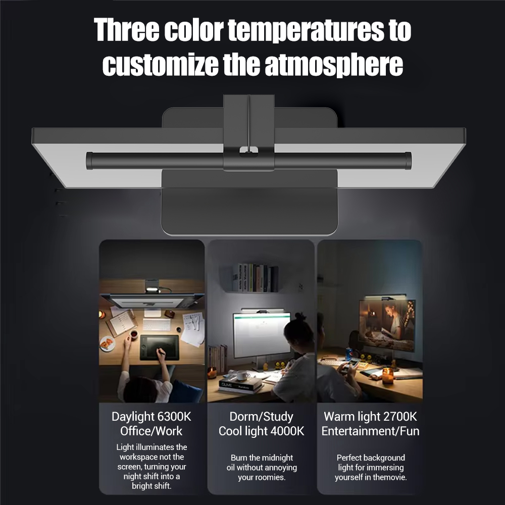 Wiscolor LED Screen Monitor Ha - огляд і ціна Desk Setup Lamp
